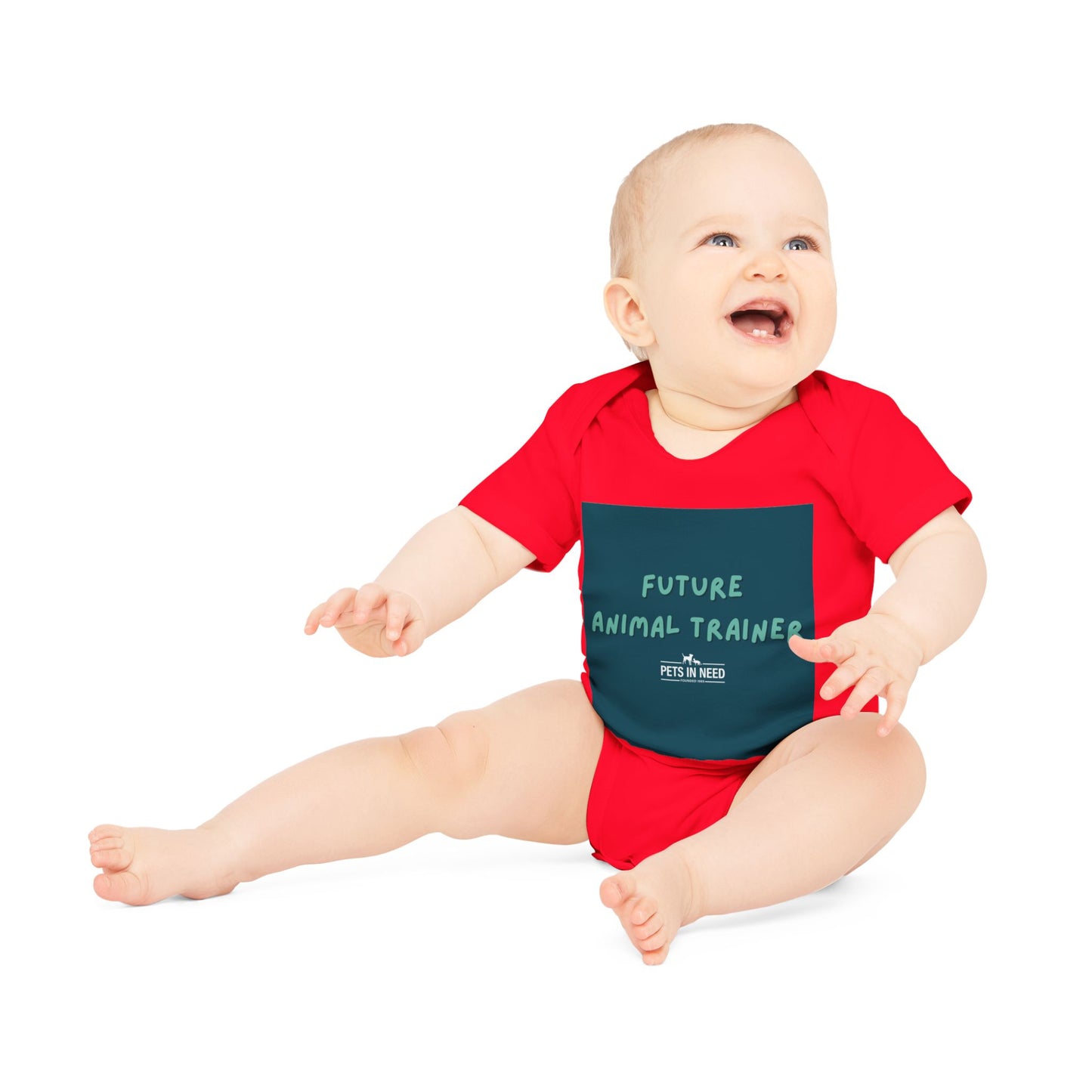 Future Animal Trainer Baby Organic Short Sleeve Bodysuit