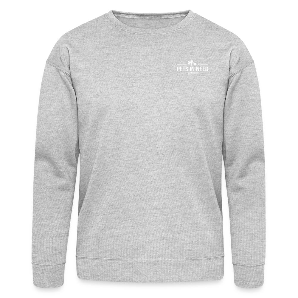 Pets In Need Logo Sweatshirt - heather gray