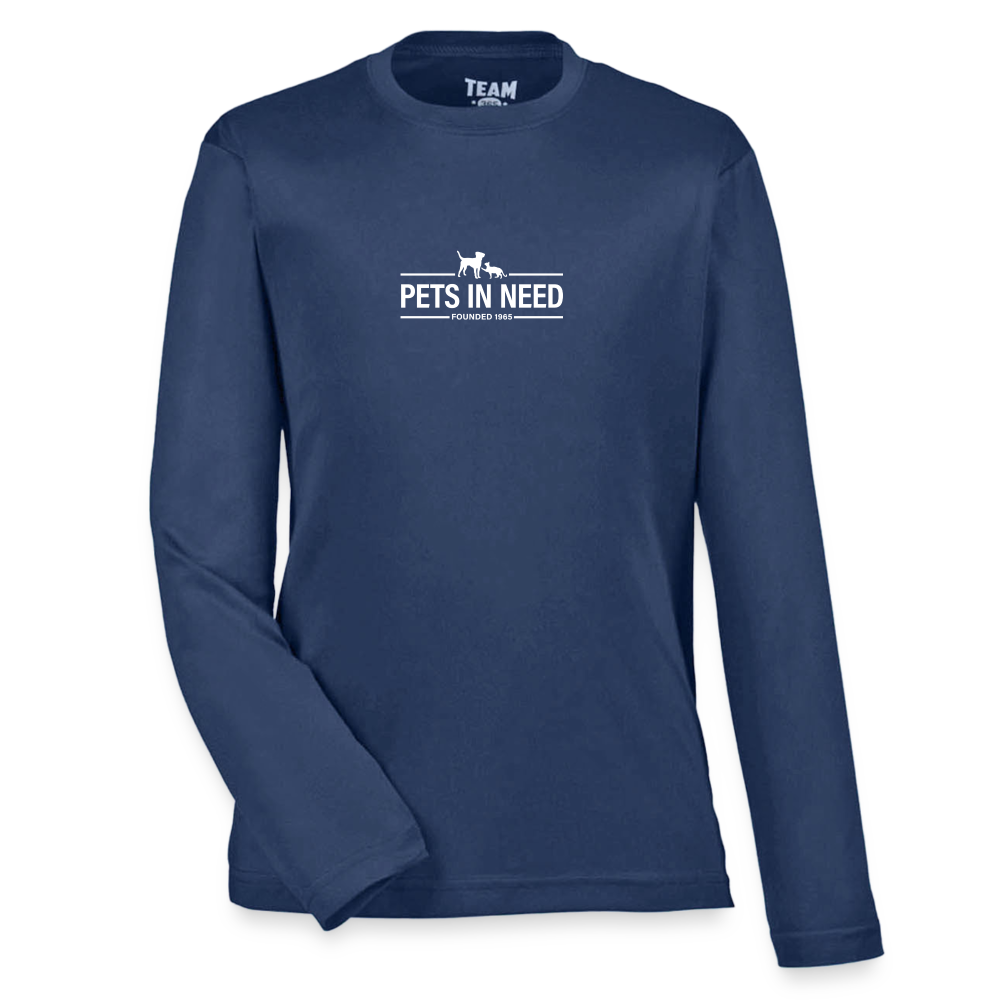 Pets In Need Long-Sleeve T-Shirt - dark navy