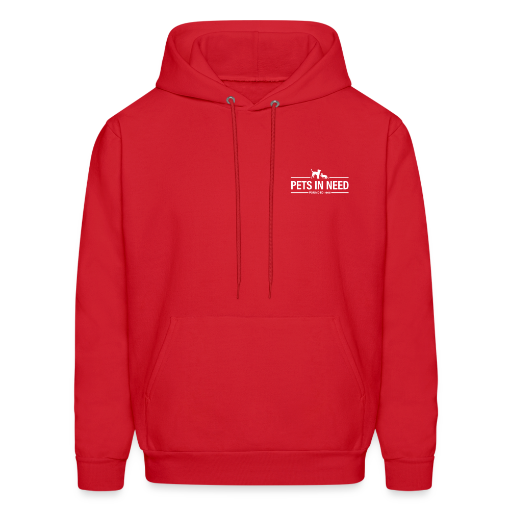 Pets In Need Logo Hoodie - red