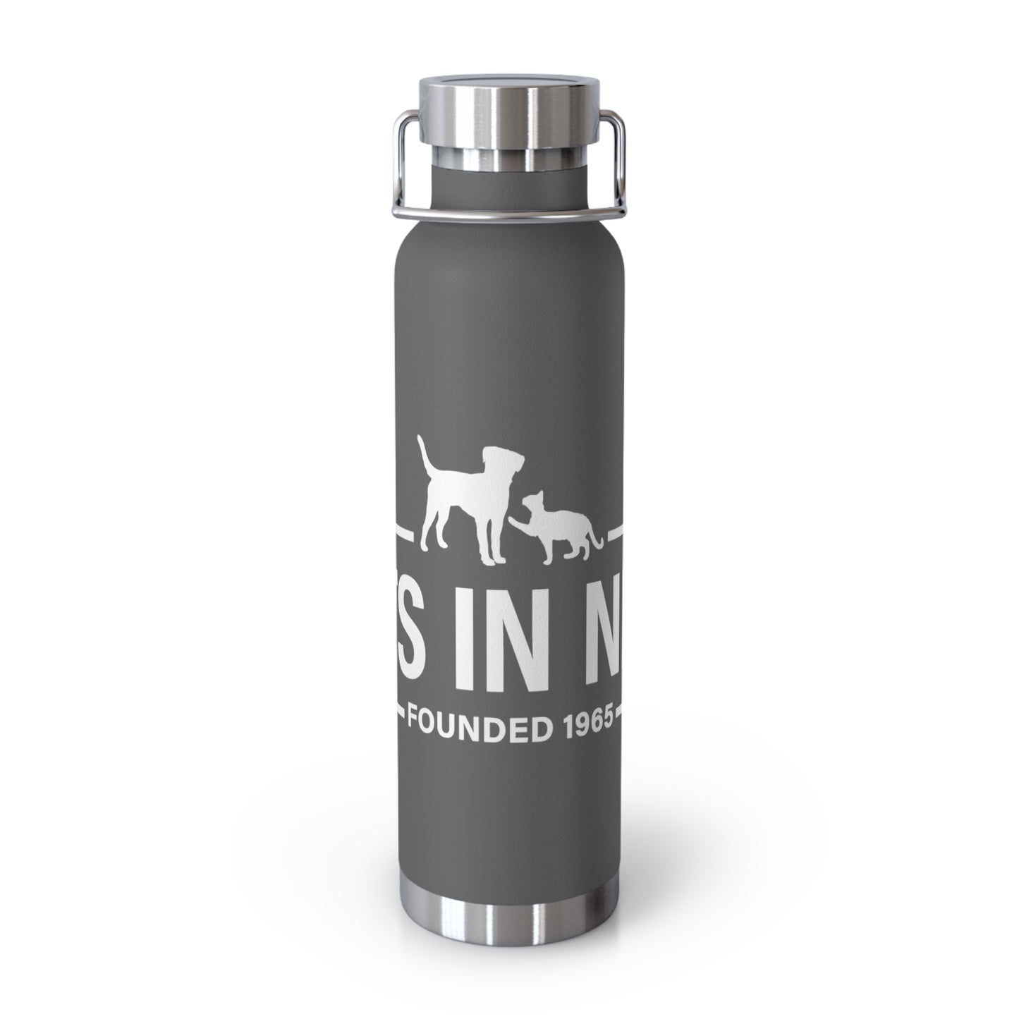 Copper Pets Insulated Bottle - 22oz Water Bottle for Animal Lovers