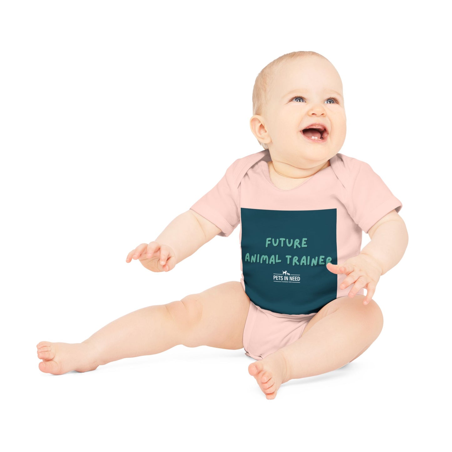 Future Animal Trainer Baby Organic Short Sleeve Bodysuit