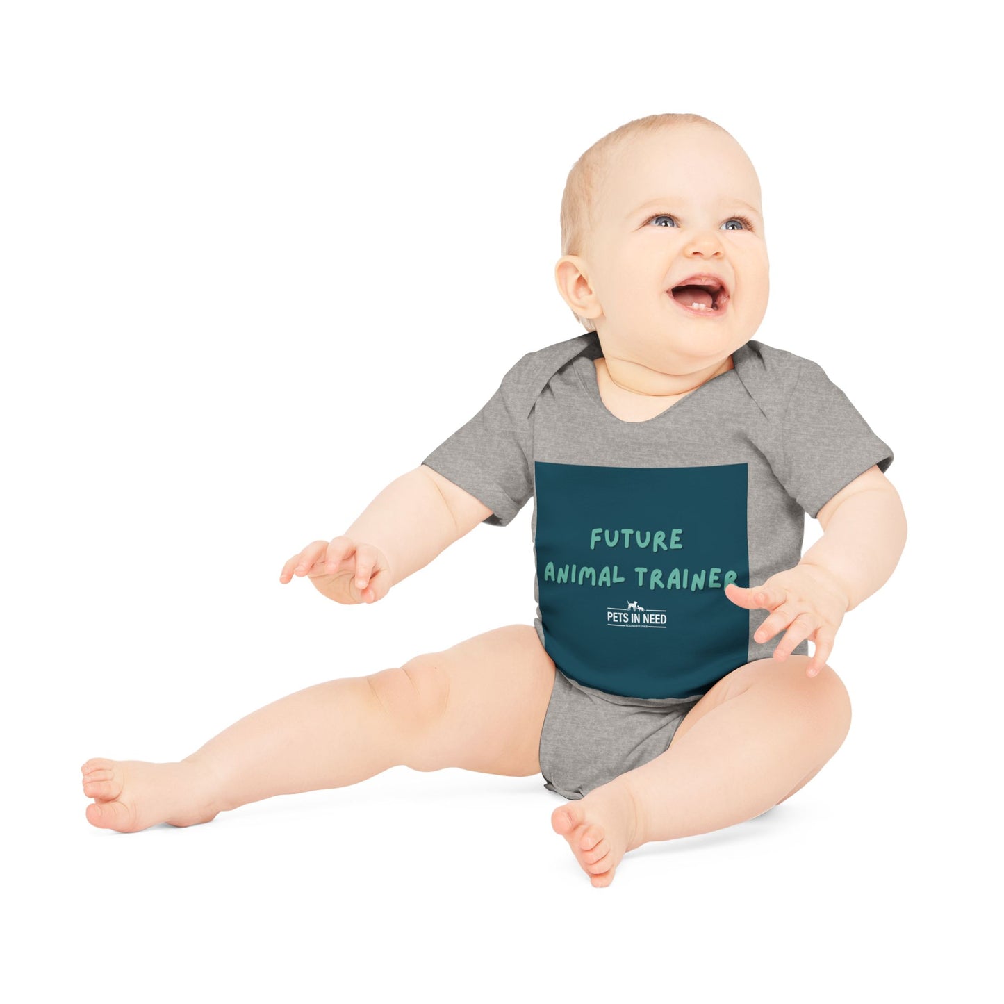Future Animal Trainer Baby Organic Short Sleeve Bodysuit