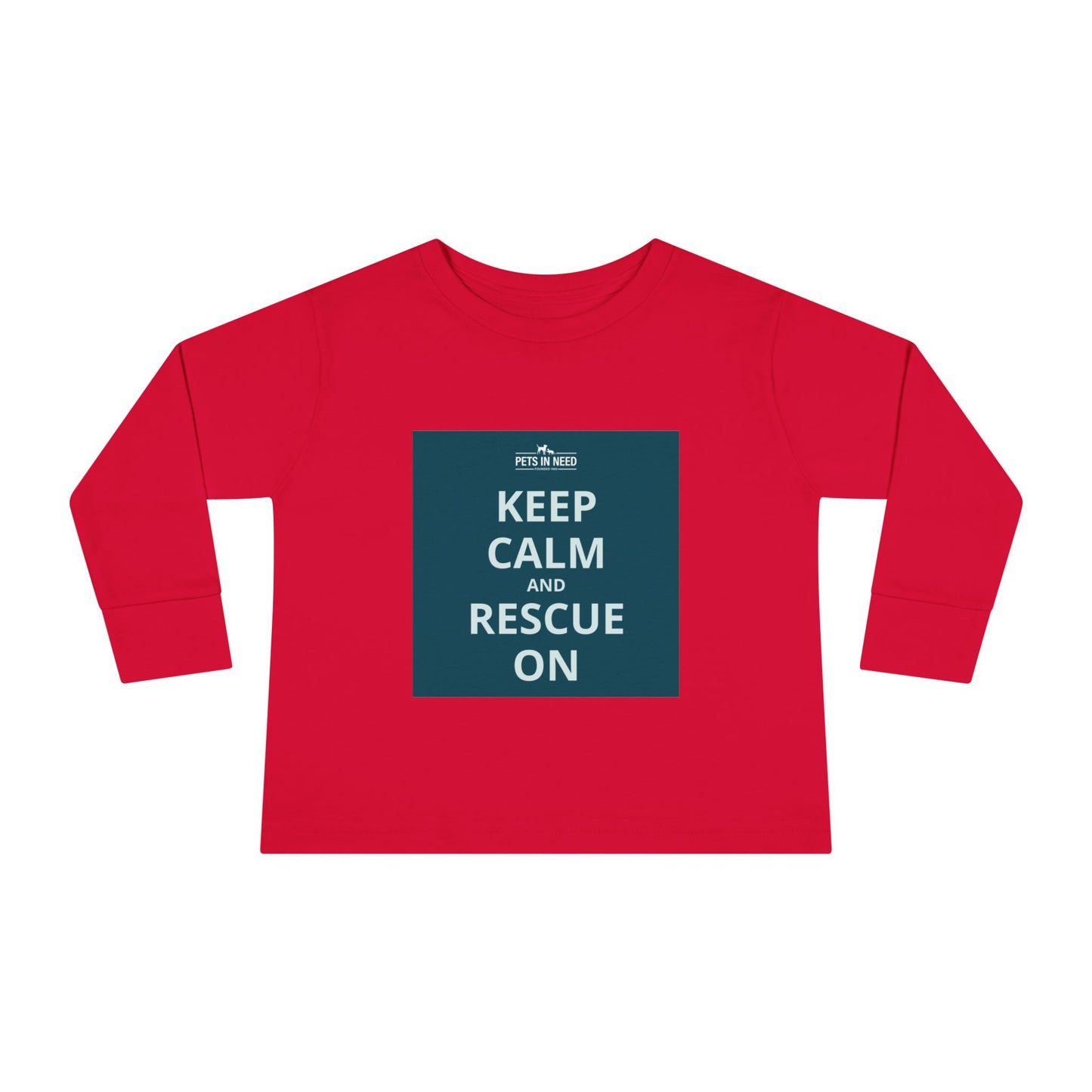 Toddler Long Sleeve Tee - Keep Calm and Rescue On