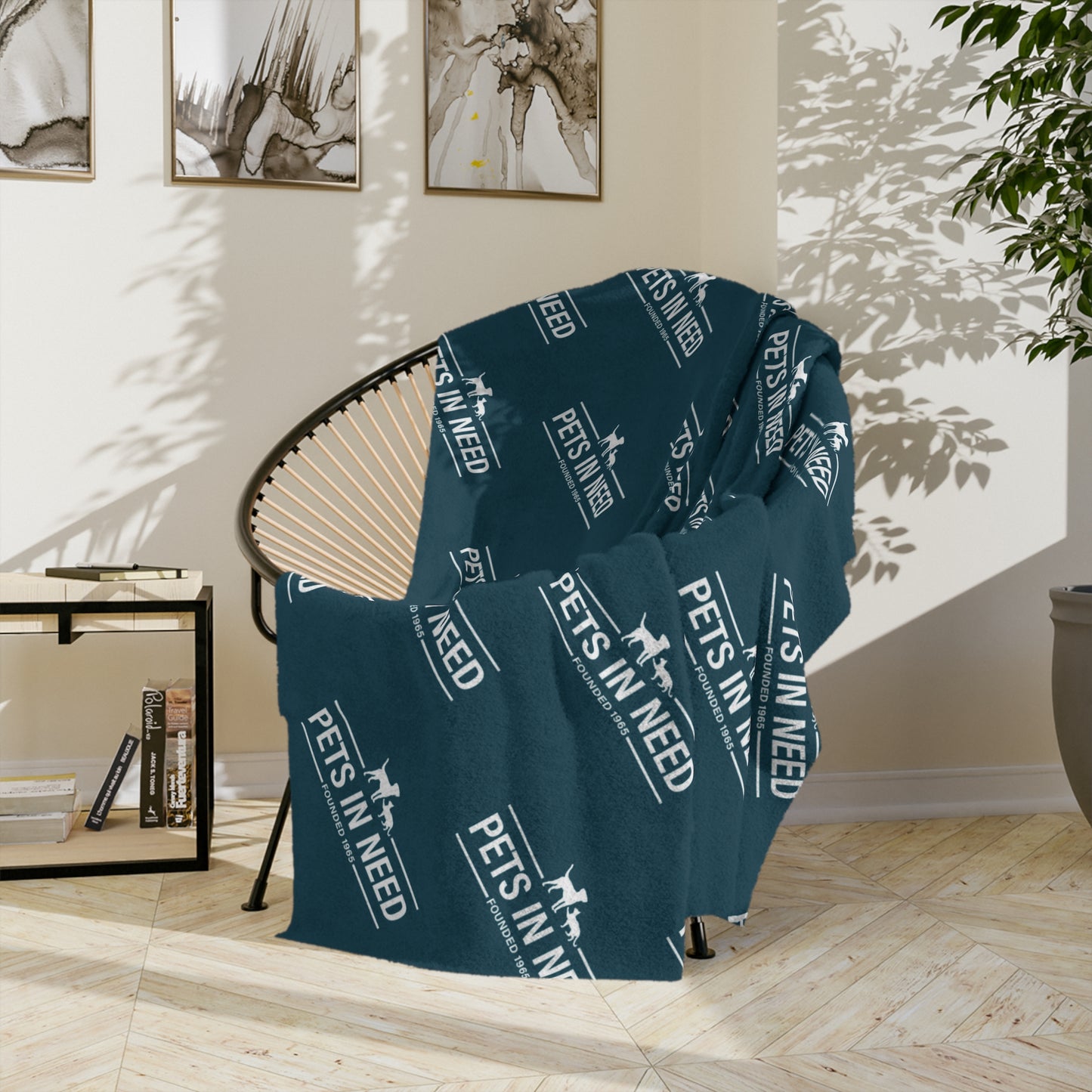 Pets in Need Velveteen Microfiber Blanket