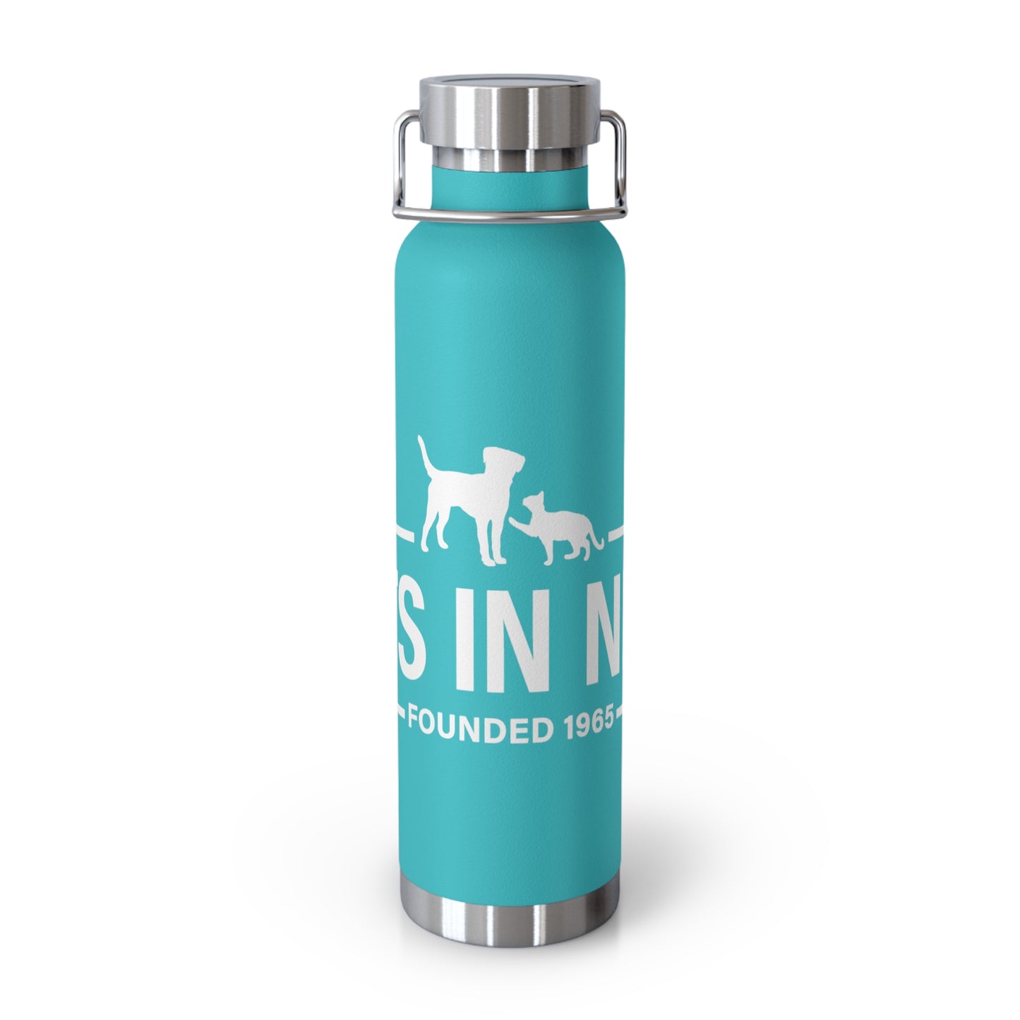 Copper Pets Insulated Bottle - 22oz Water Bottle for Animal Lovers