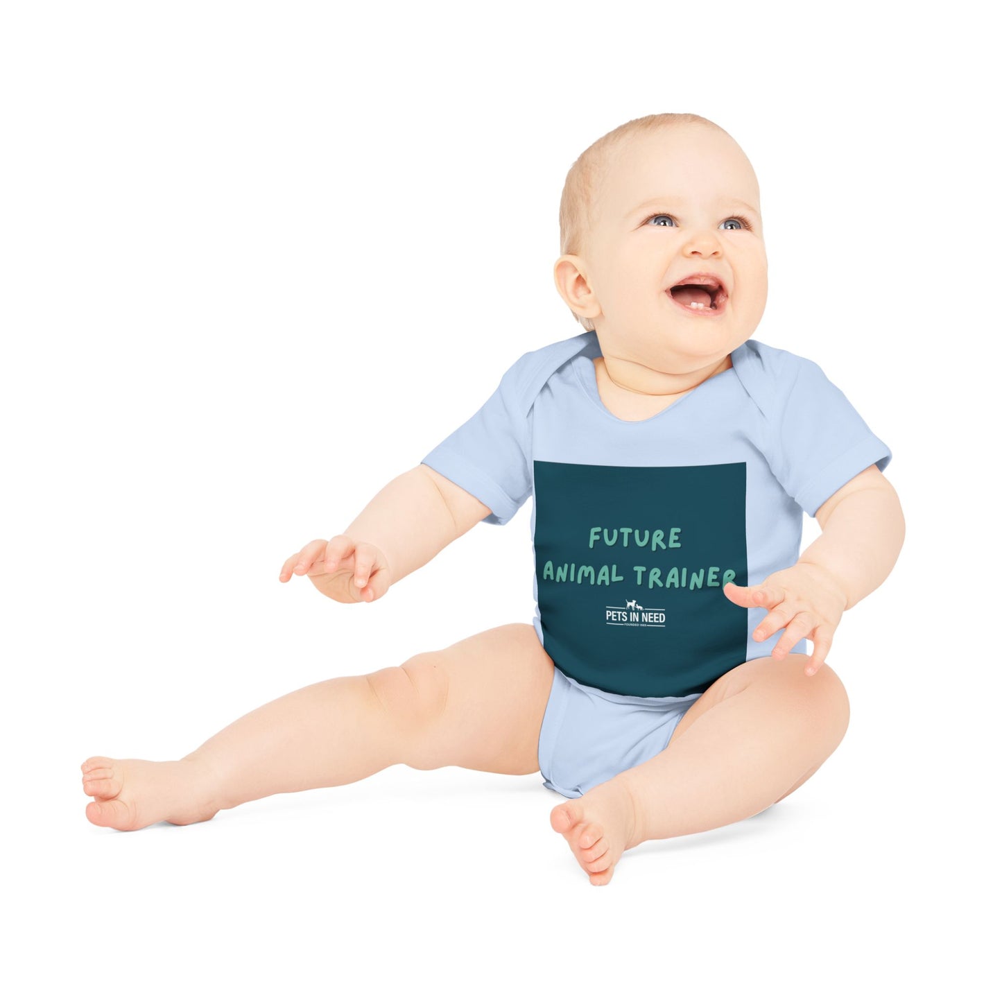 Future Animal Trainer Baby Organic Short Sleeve Bodysuit