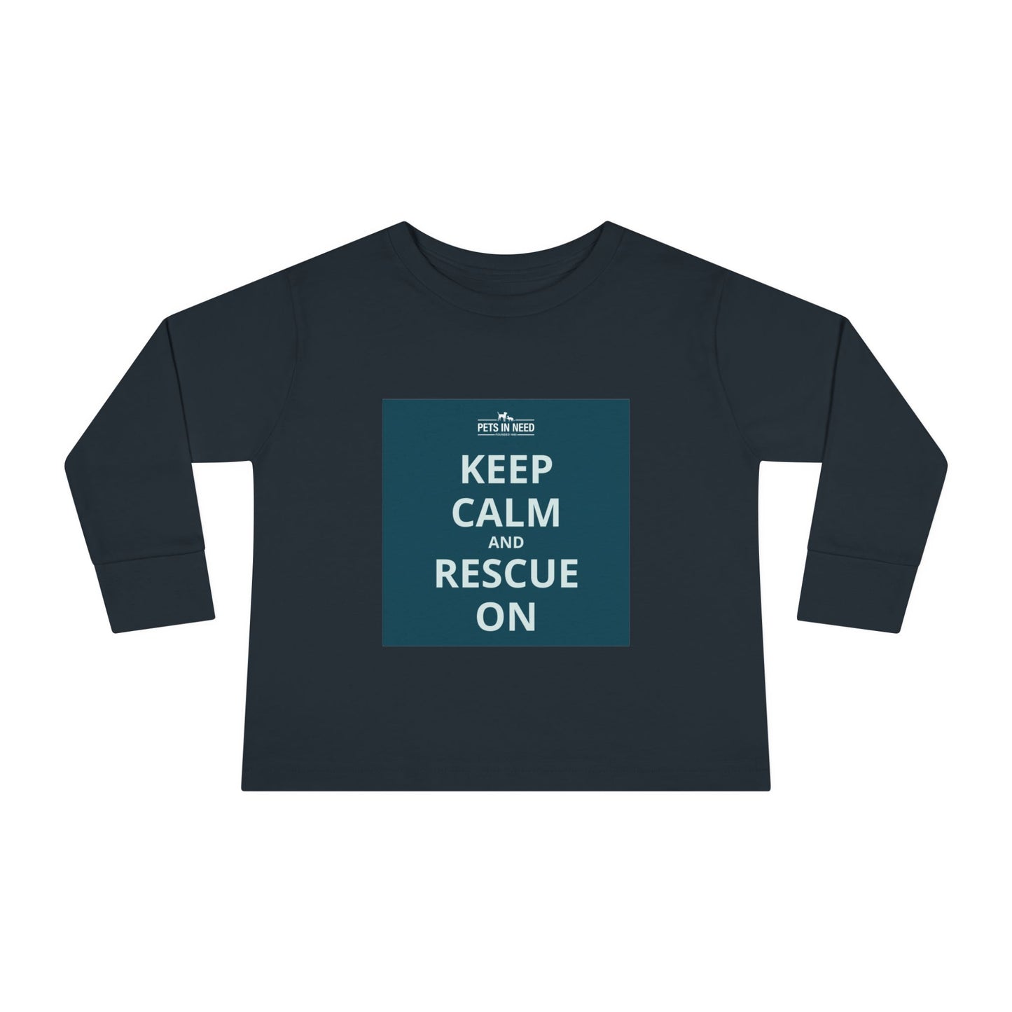 Toddler Long Sleeve Tee - Keep Calm and Rescue On