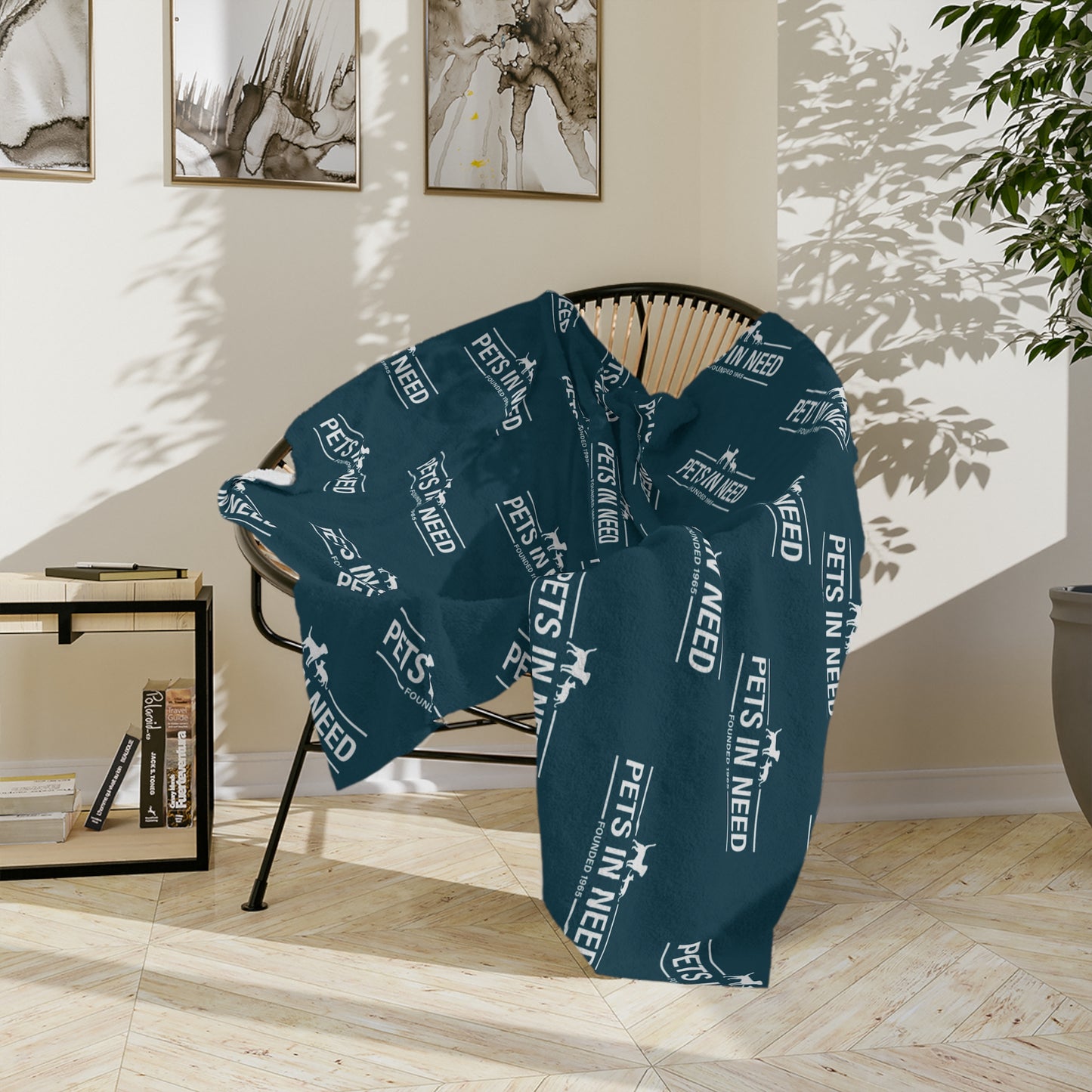 Pets in Need Velveteen Microfiber Blanket