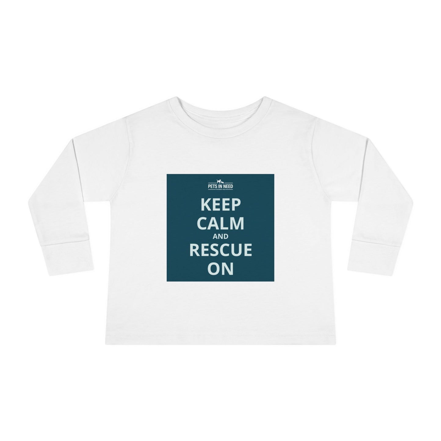 Toddler Long Sleeve Tee - Keep Calm and Rescue On