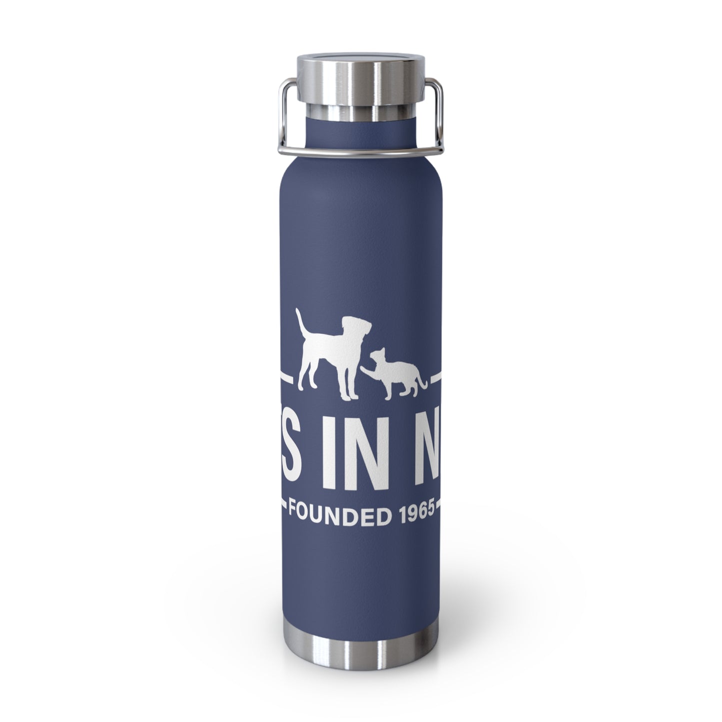 Copper Pets Insulated Bottle - 22oz Water Bottle for Animal Lovers