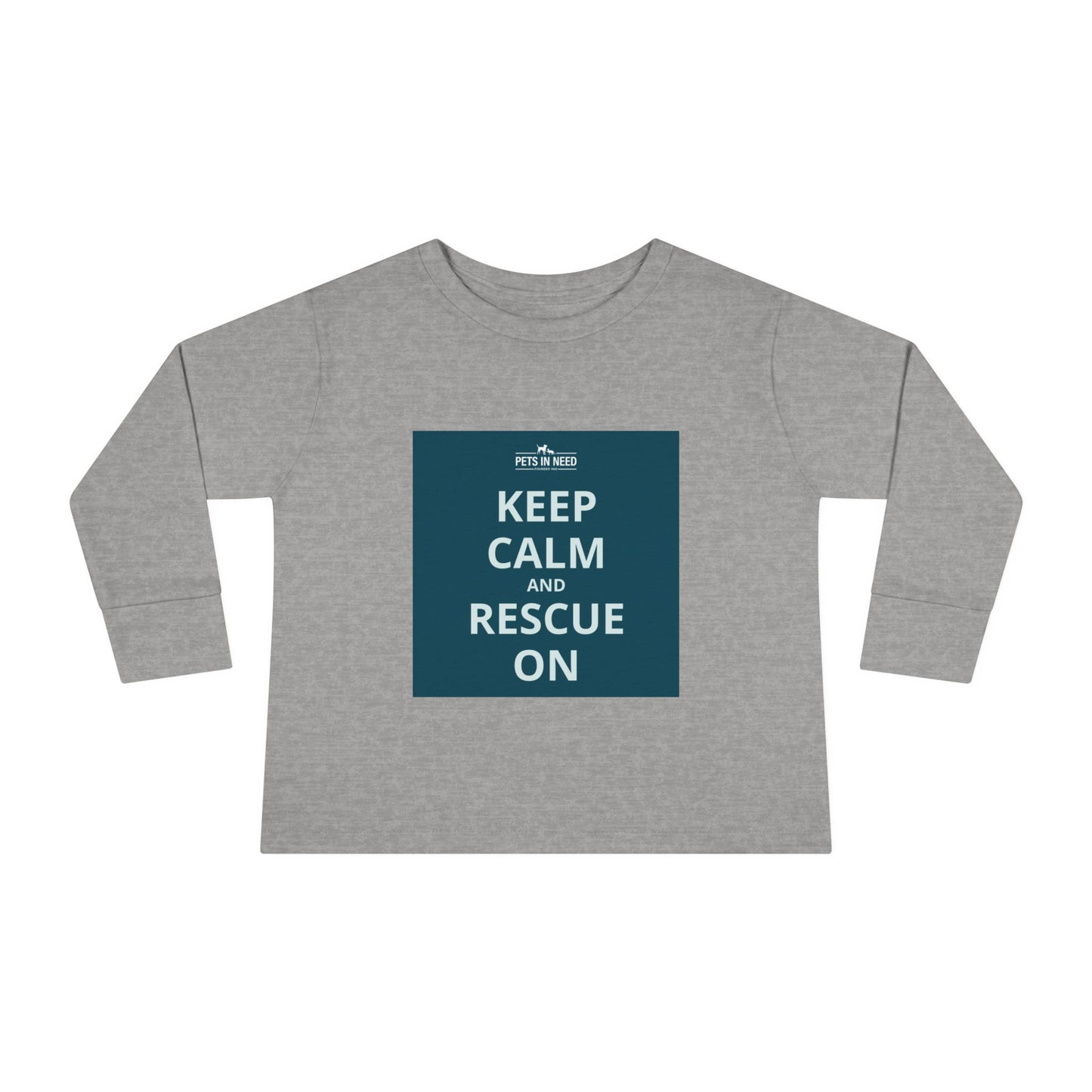 Toddler Long Sleeve Tee - Keep Calm and Rescue On