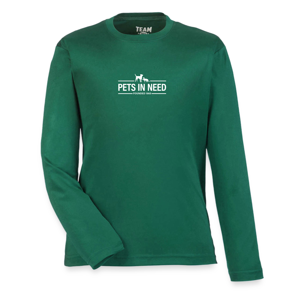 Pets In Need Long-Sleeve T-Shirt - forest green