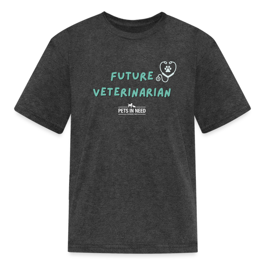 Future Veterinarian Kids' T-Shirt - heather black