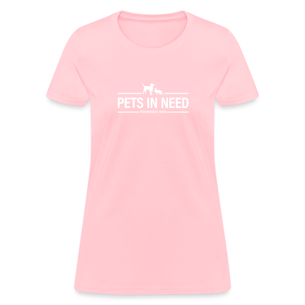 Pets In Need Logo Women's T-Shirt - pink