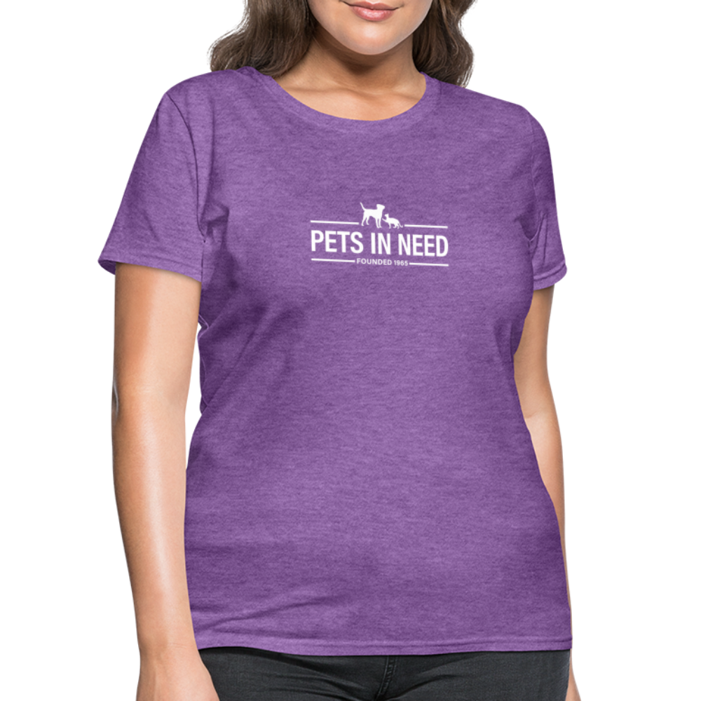 Pets In Need Logo Women's T-Shirt - purple heather