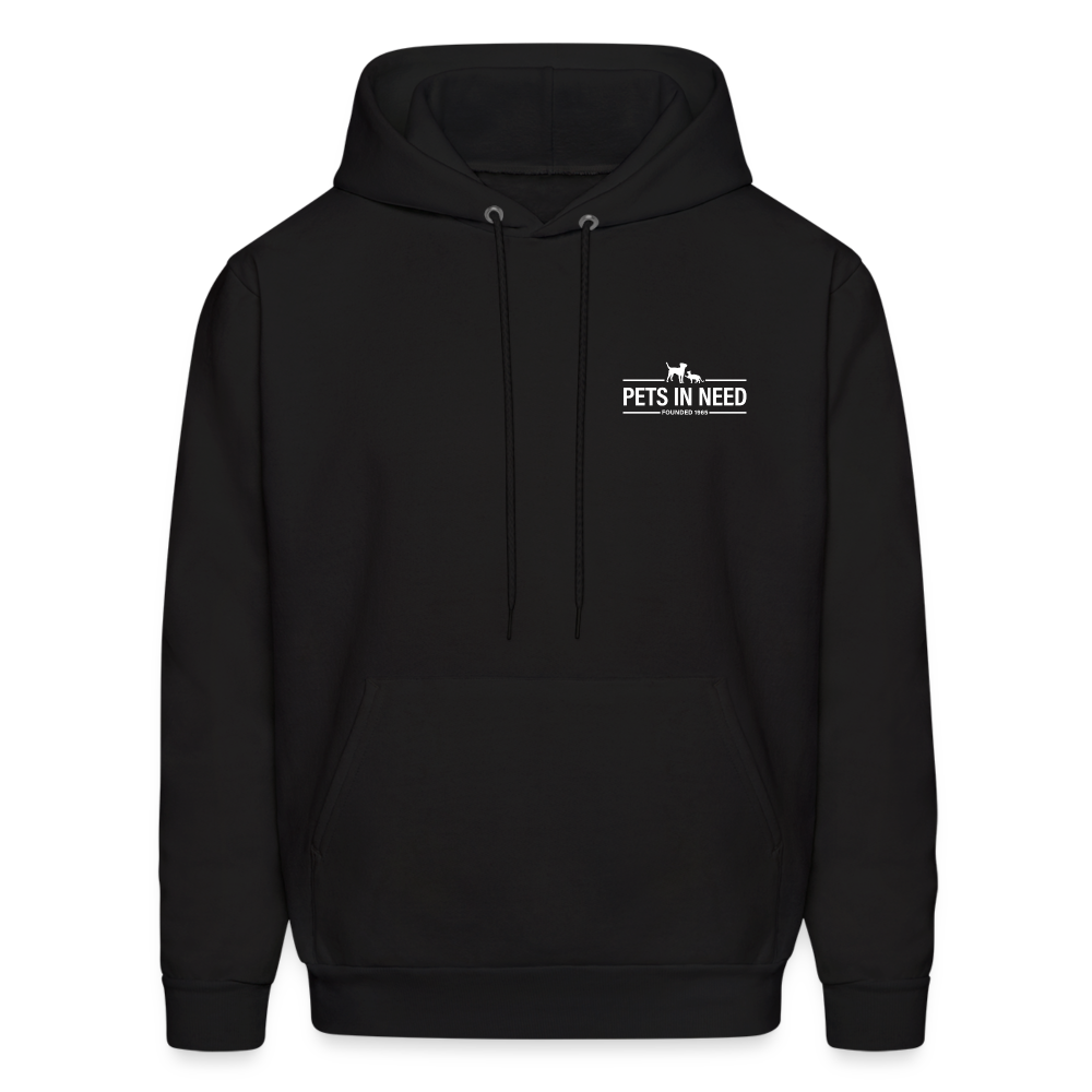 Pets In Need Logo Hoodie - black