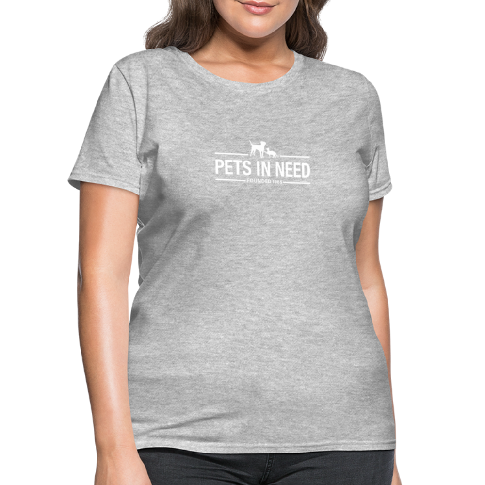 Pets In Need Logo Women's T-Shirt - heather gray