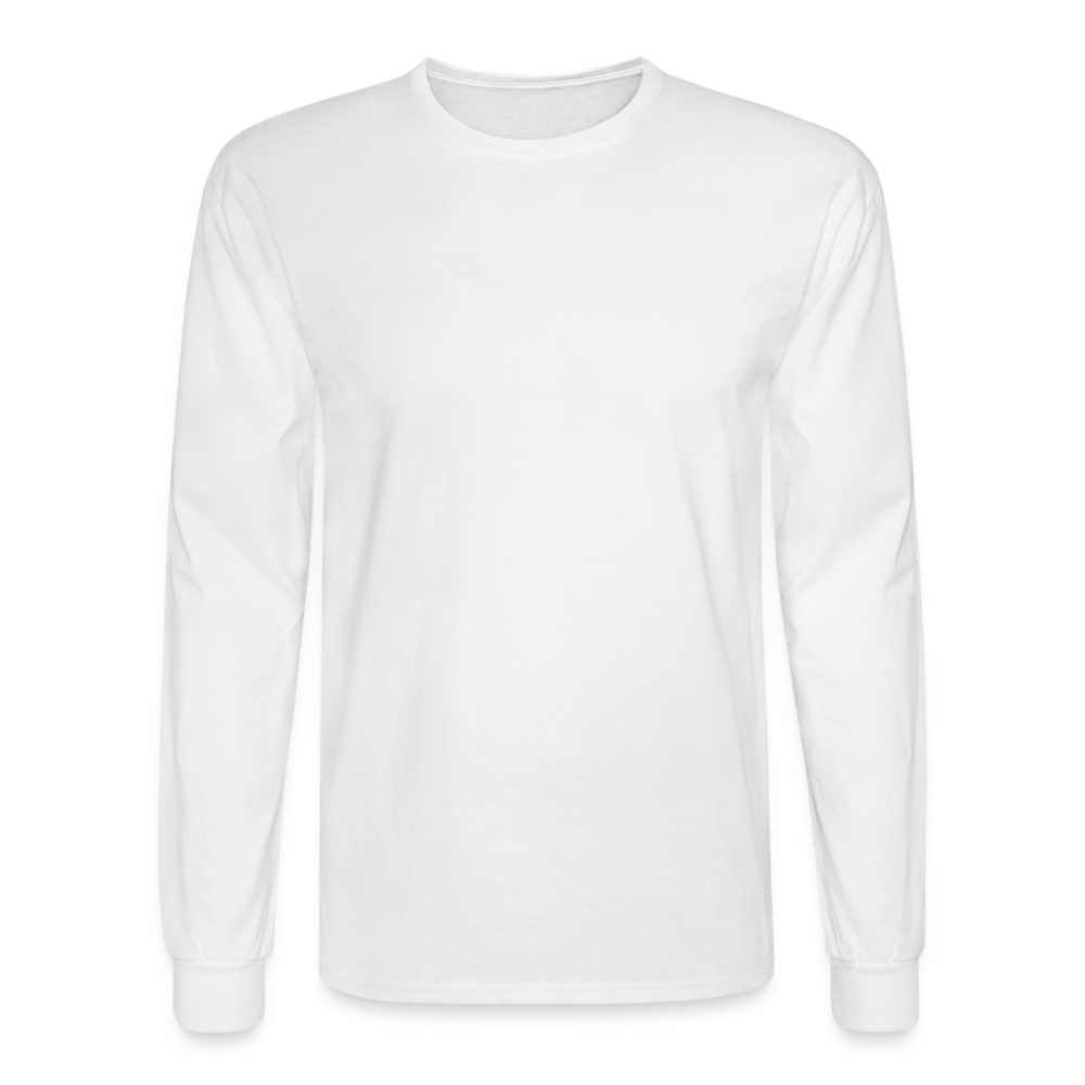 Pets In Need Logo Long Sleeve T-Shirt - white