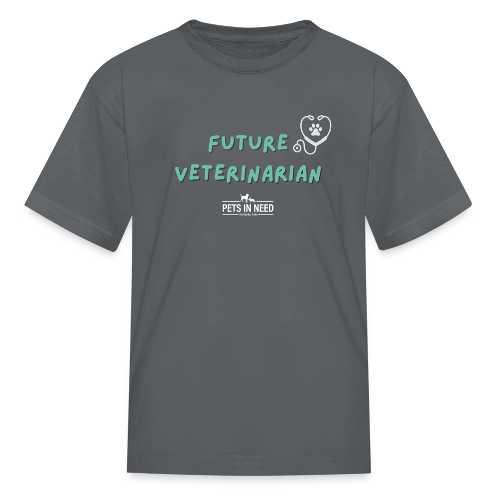 Future Veterinarian Kids' T-Shirt - charcoal