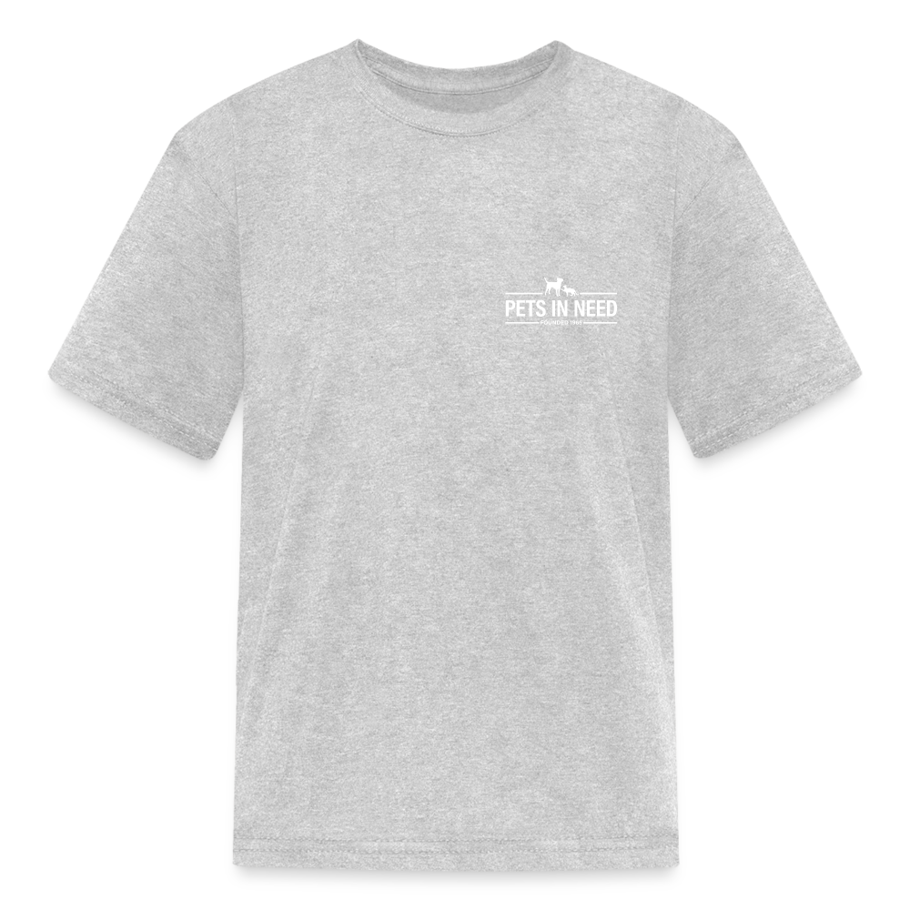 Pets In Need Logo Kids' T-Shirt - heather gray