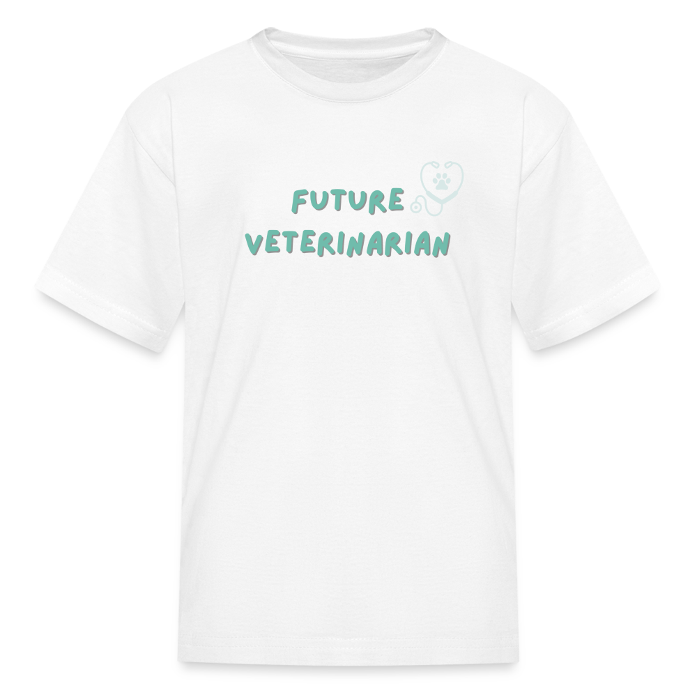 Future Veterinarian Kids' T-Shirt - white