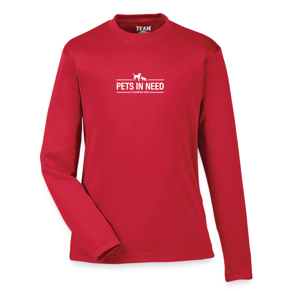 Pets In Need Long-Sleeve T-Shirt - red
