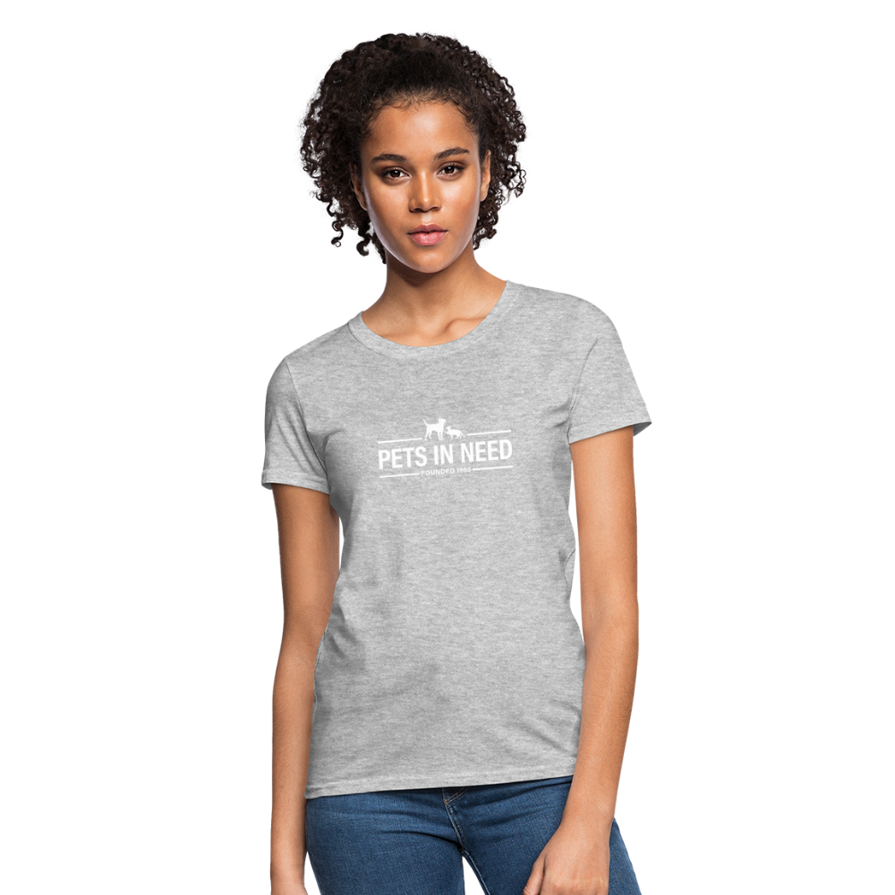 Pets In Need Logo Women's T-Shirt - heather gray