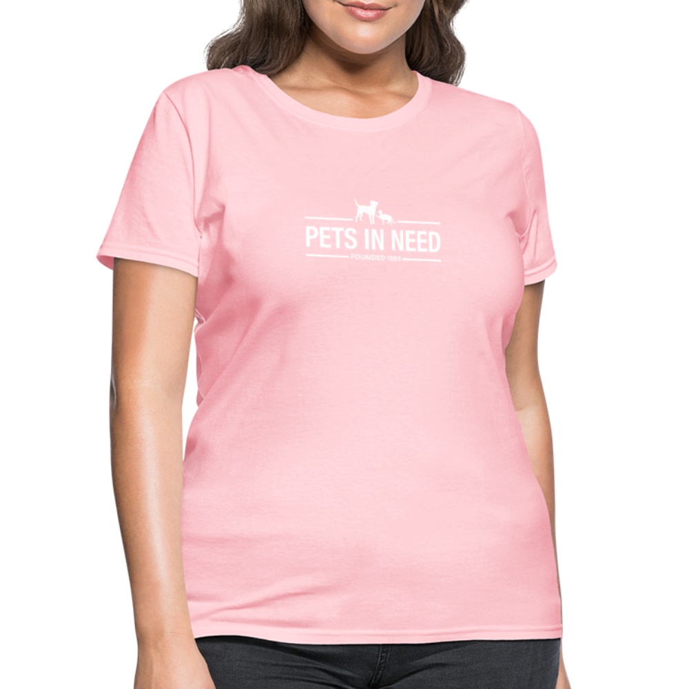 Pets In Need Logo Women's T-Shirt - pink