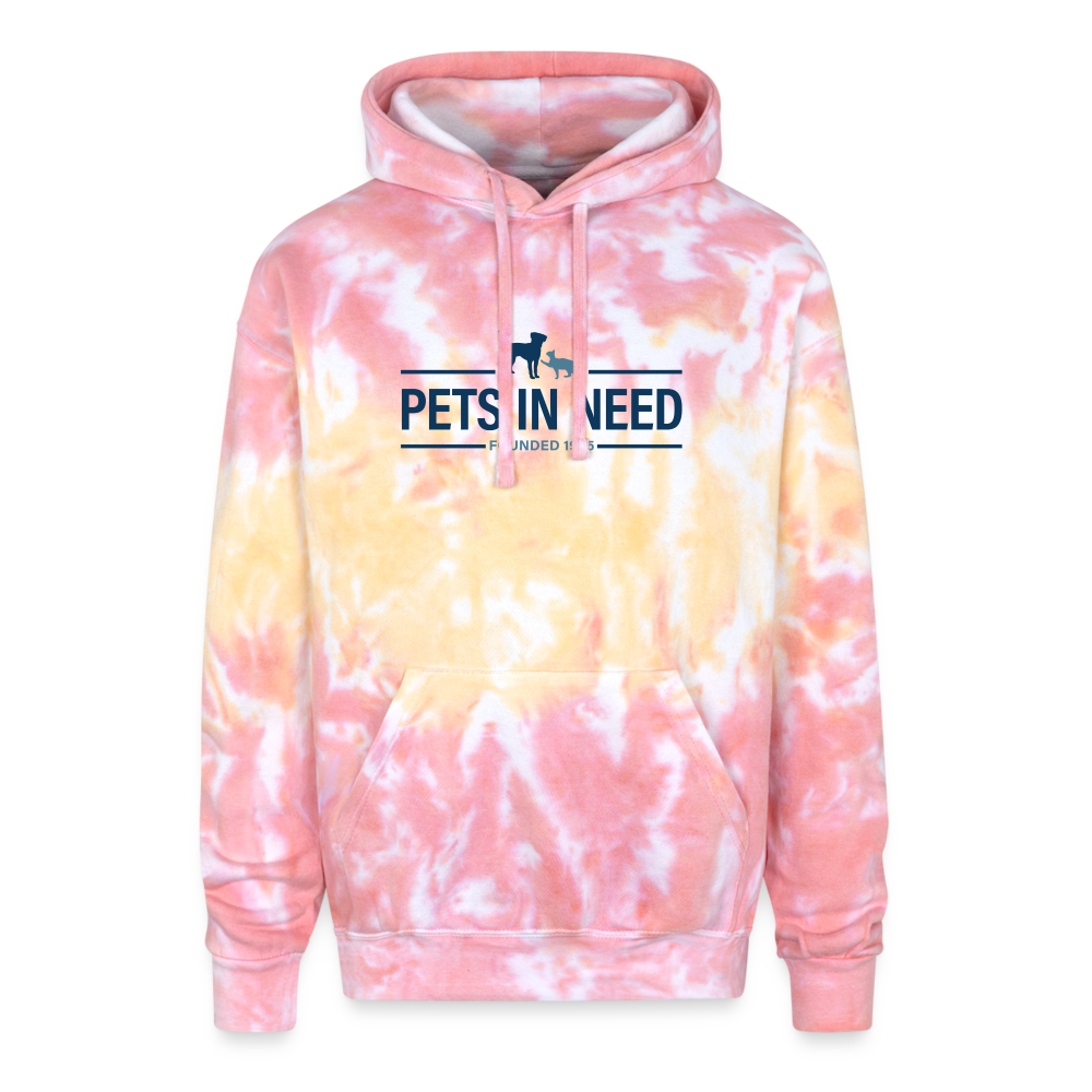 Pets In Need Tie Dye Hoodie - funnel cake