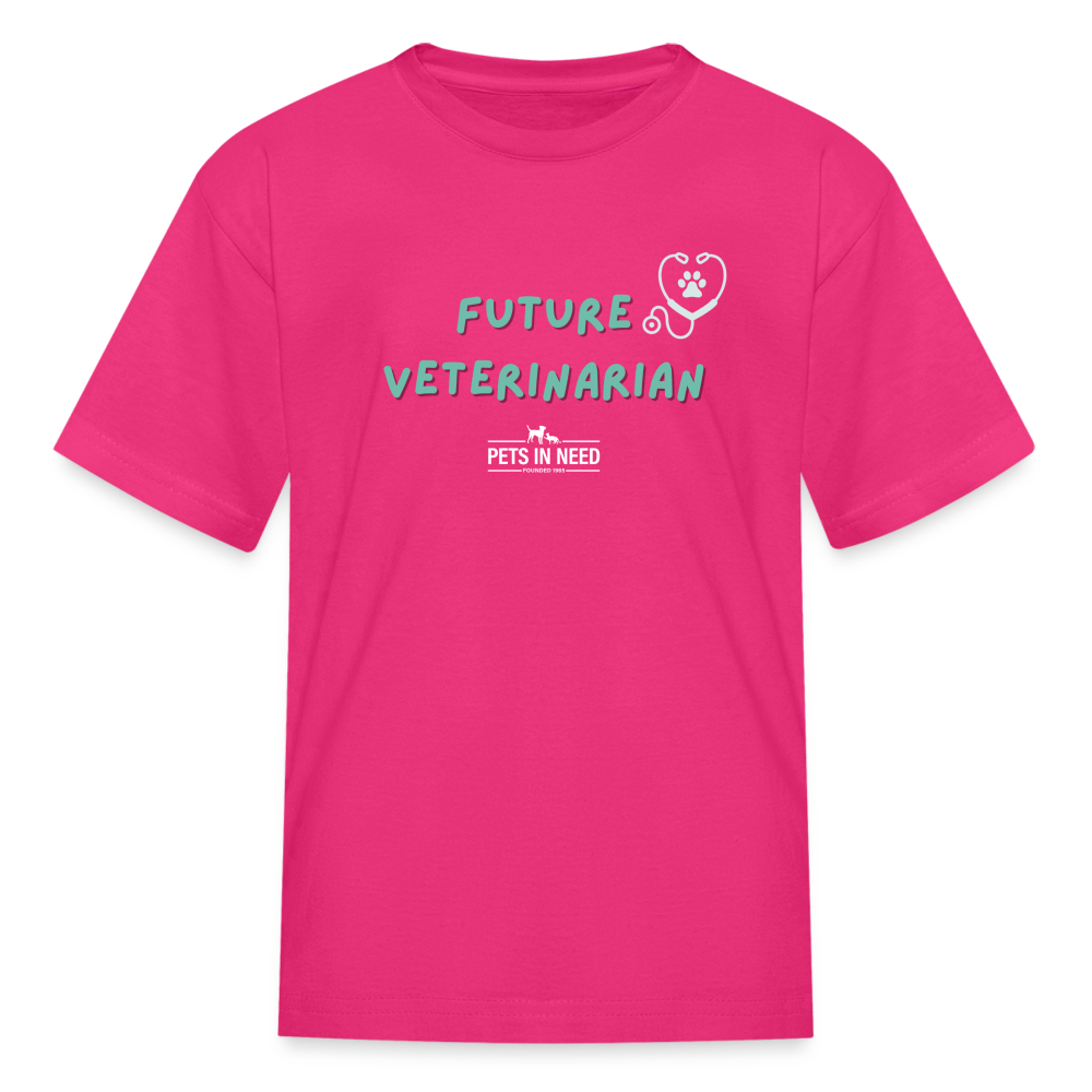 Future Veterinarian Kids' T-Shirt - fuchsia