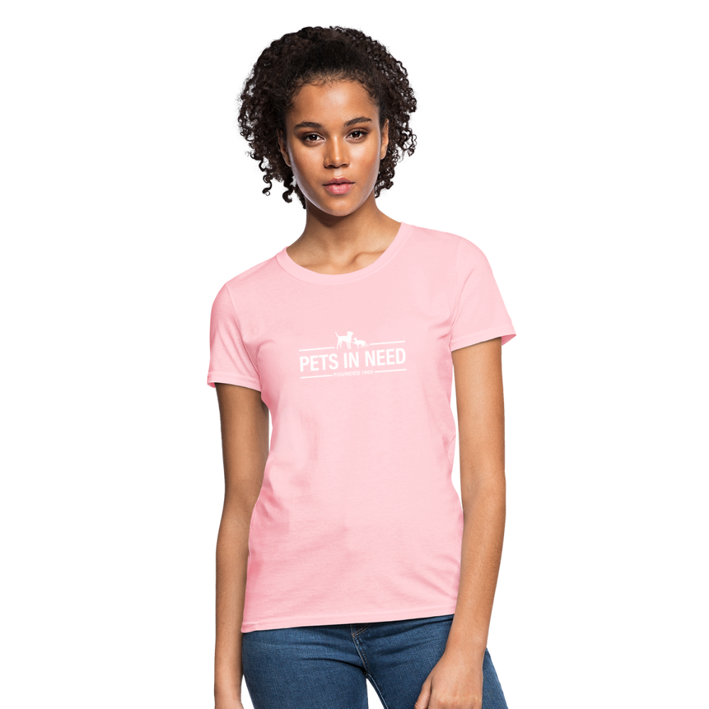 Pets In Need Logo Women's T-Shirt - pink