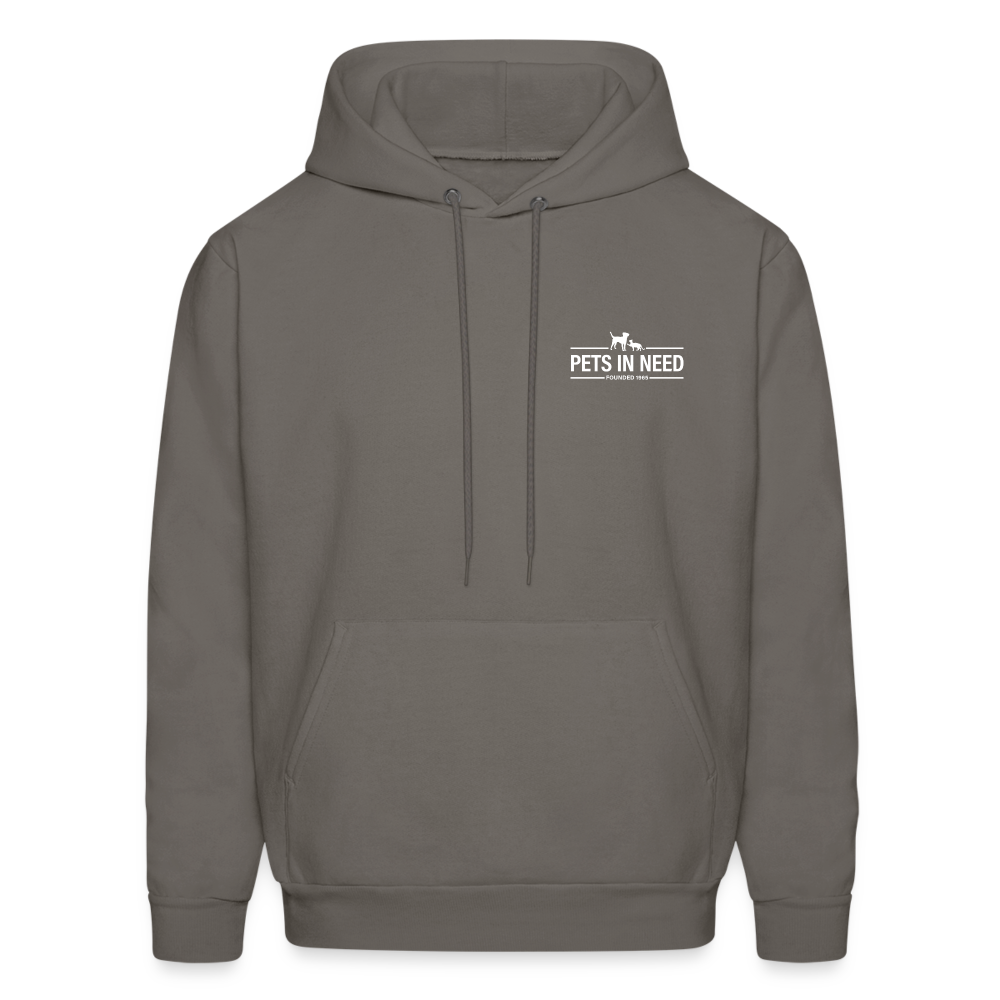 Pets In Need Logo Hoodie - asphalt gray