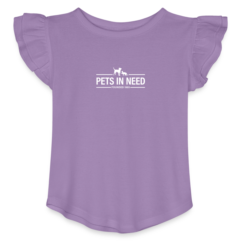Pets In Need Girls Flutter T-shirt - lavender