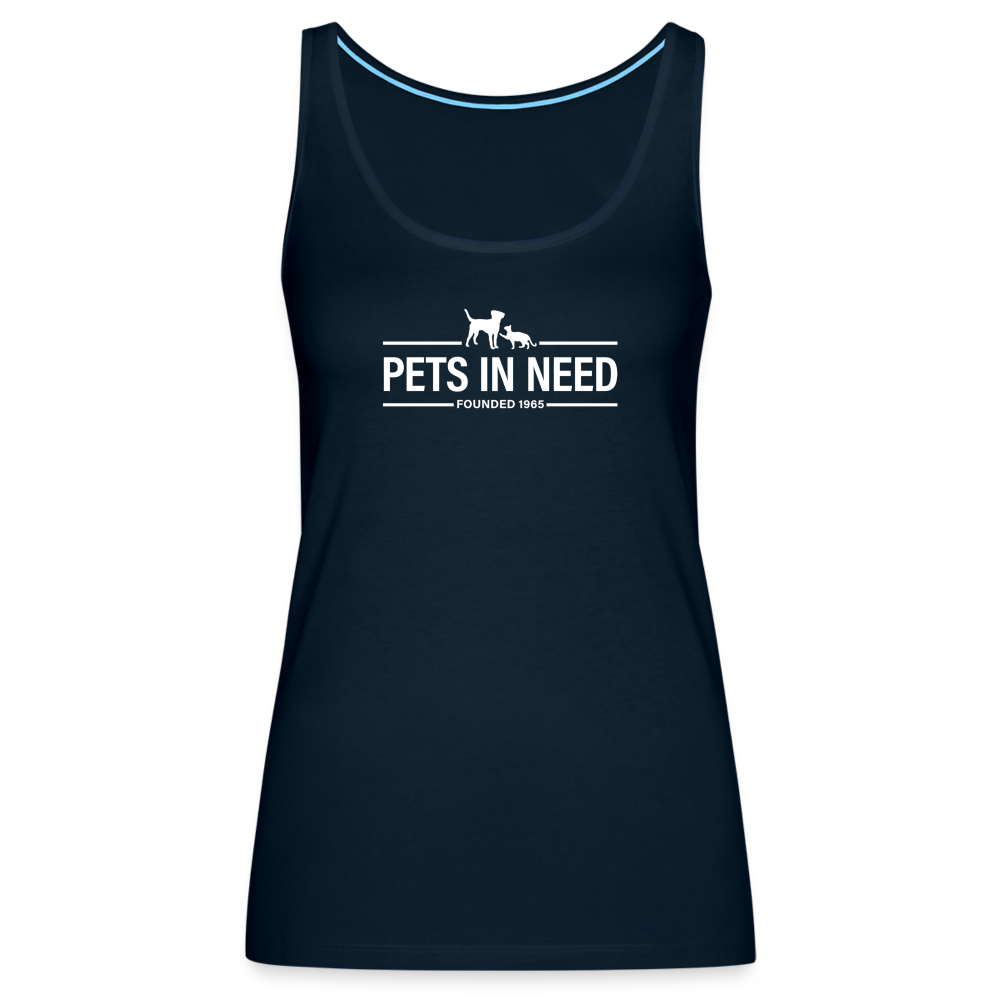 Women’s Premium Tank Top - deep navy
