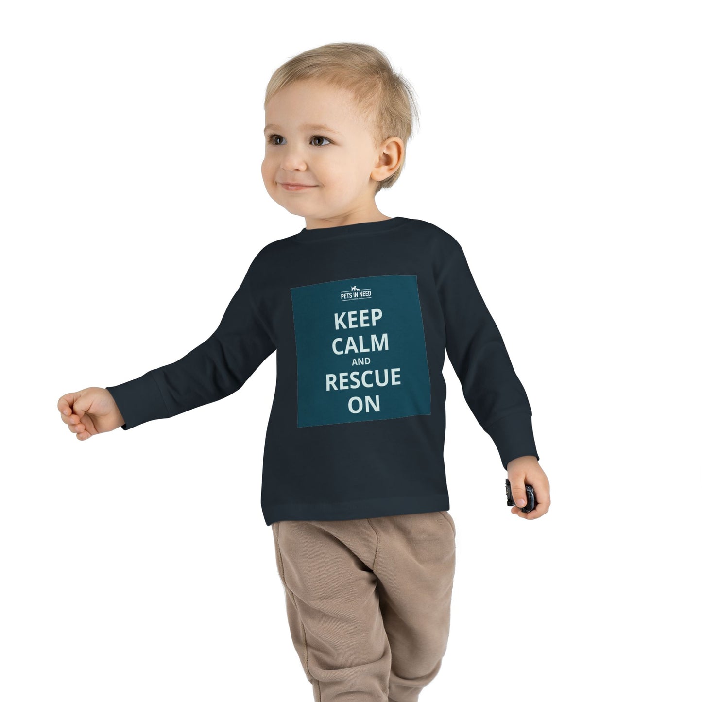 Toddler Long Sleeve Tee - Keep Calm and Rescue On