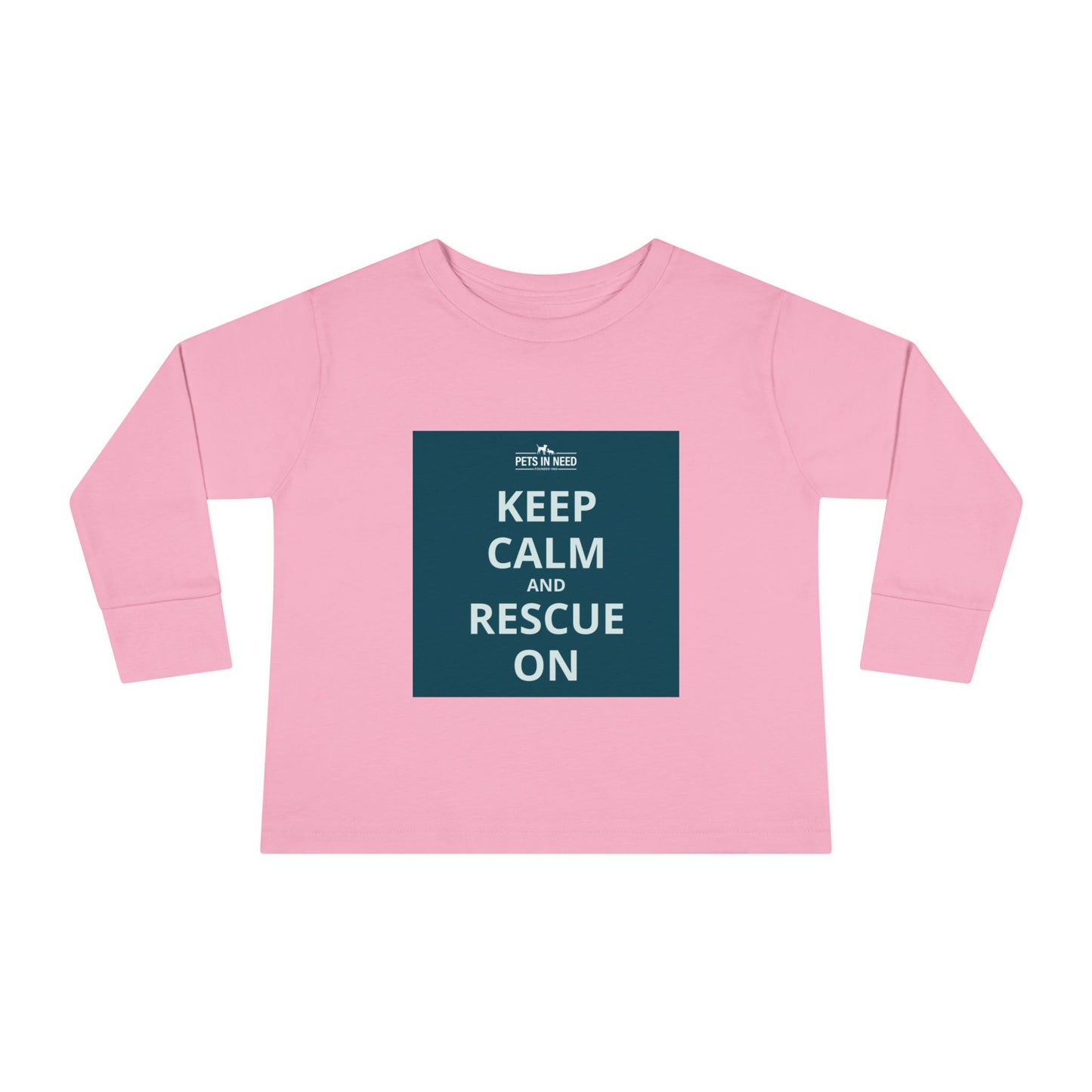 Toddler Long Sleeve Tee - Keep Calm and Rescue On