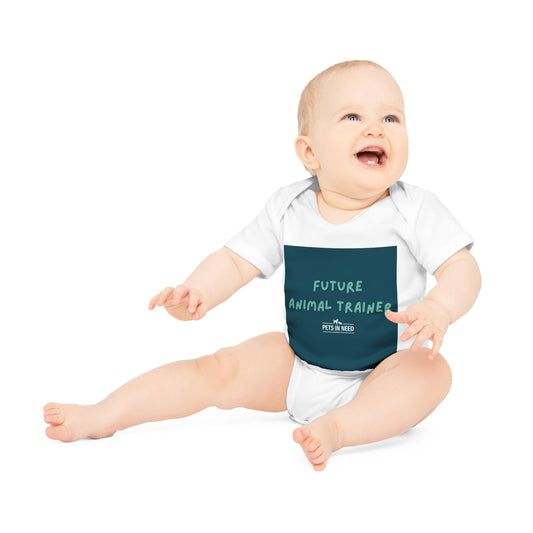 Future Animal Trainer Baby Organic Short Sleeve Bodysuit