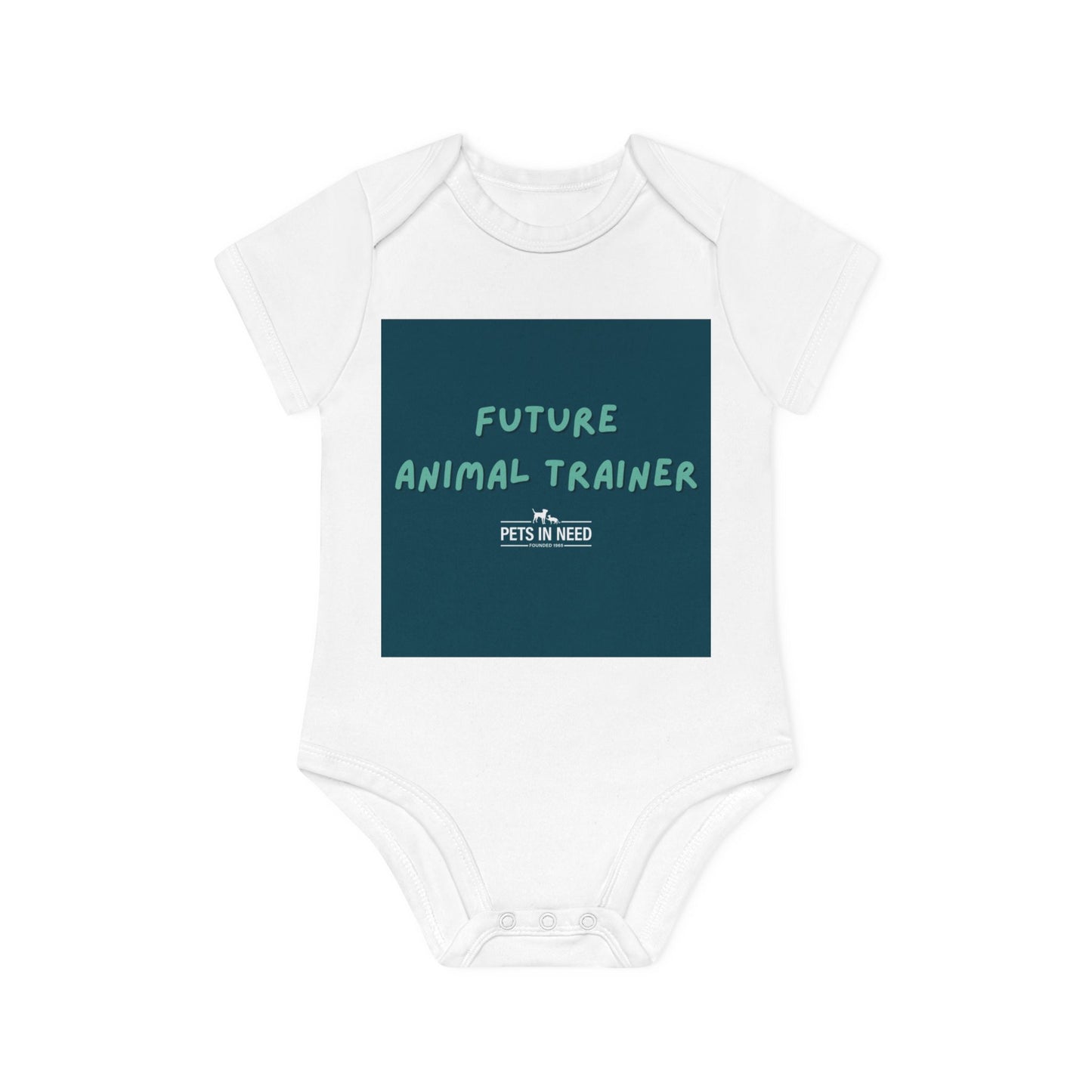 Future Animal Trainer Baby Organic Short Sleeve Bodysuit