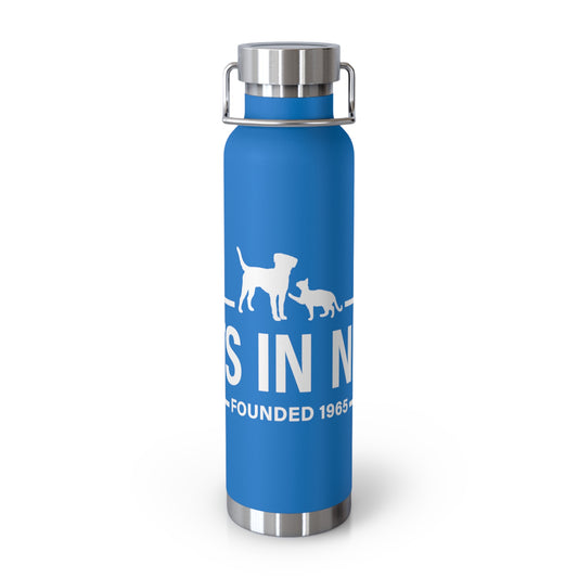 Copper Pets Insulated Bottle - 22oz Water Bottle for Animal Lovers