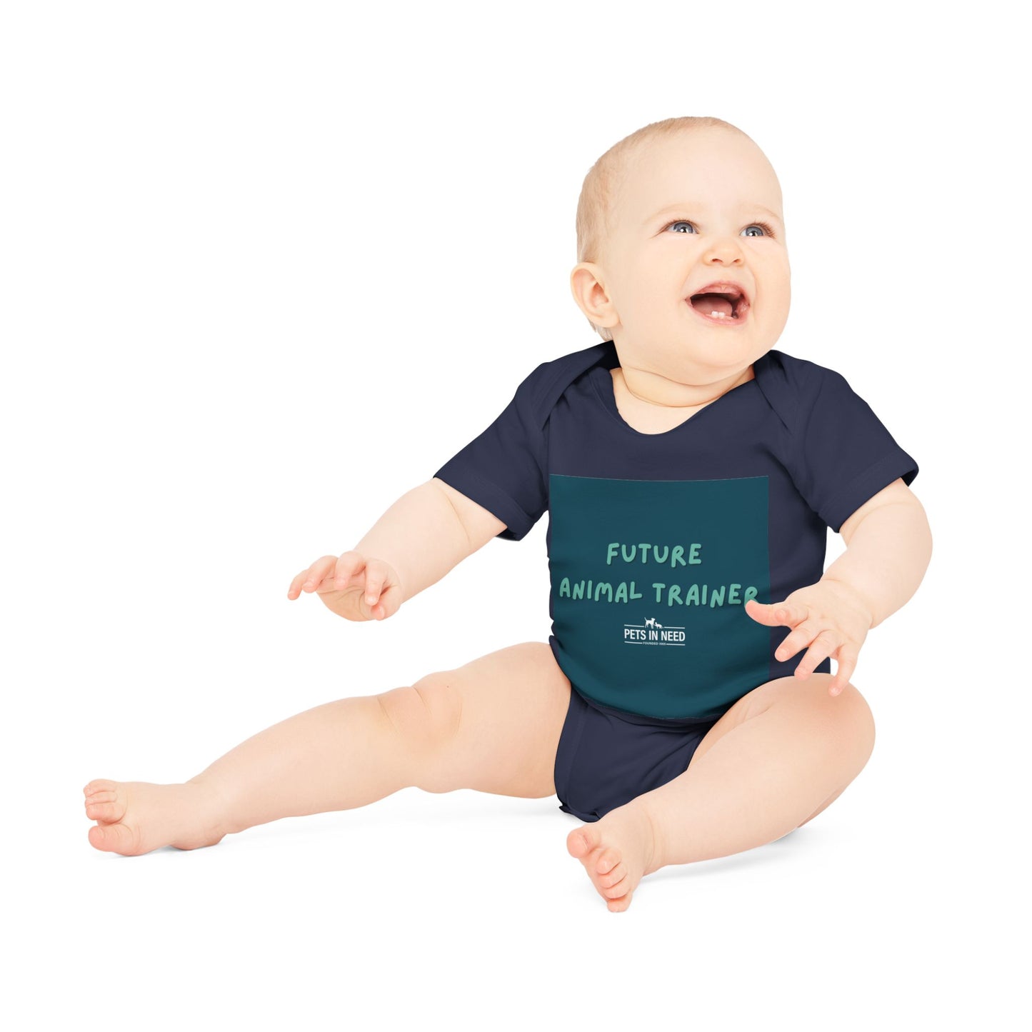 Future Animal Trainer Baby Organic Short Sleeve Bodysuit