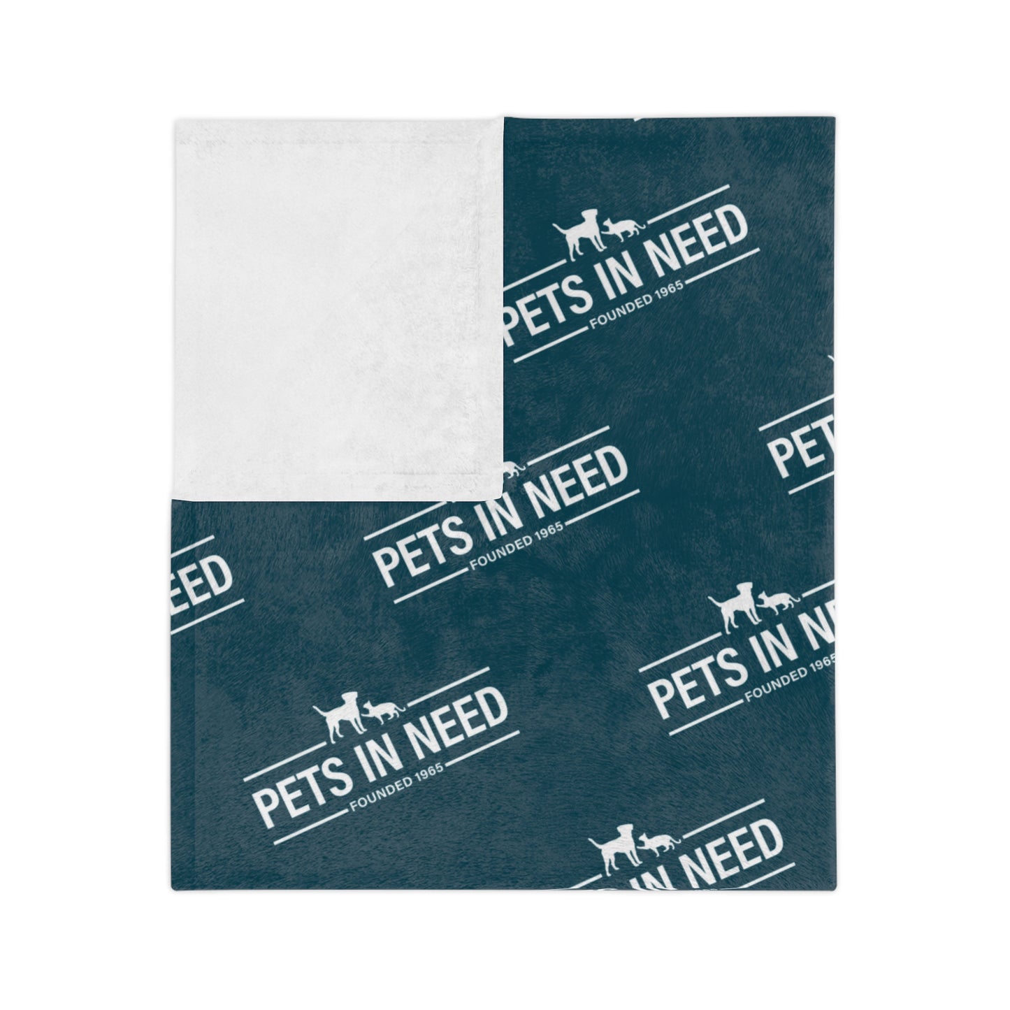 Pets in Need Velveteen Microfiber Blanket