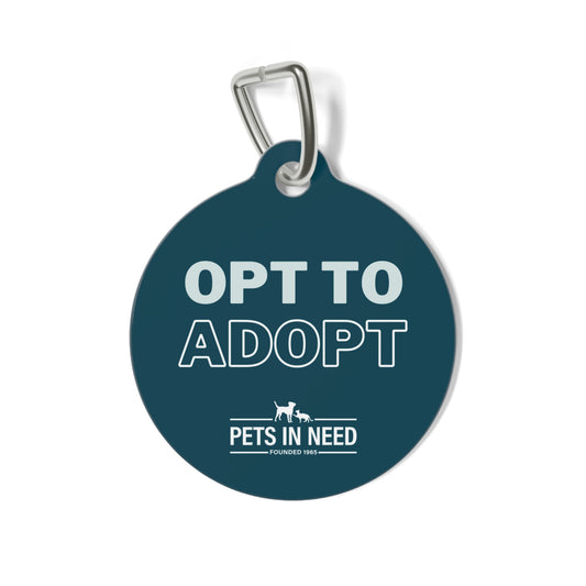 Opt to Adopt Pet Tag